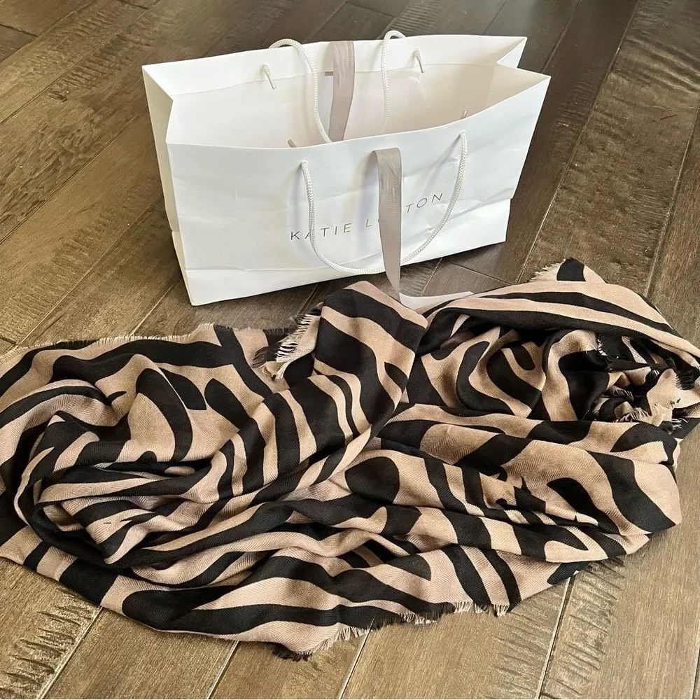 Katie Loxton Zebra Printed Scarf KLS500